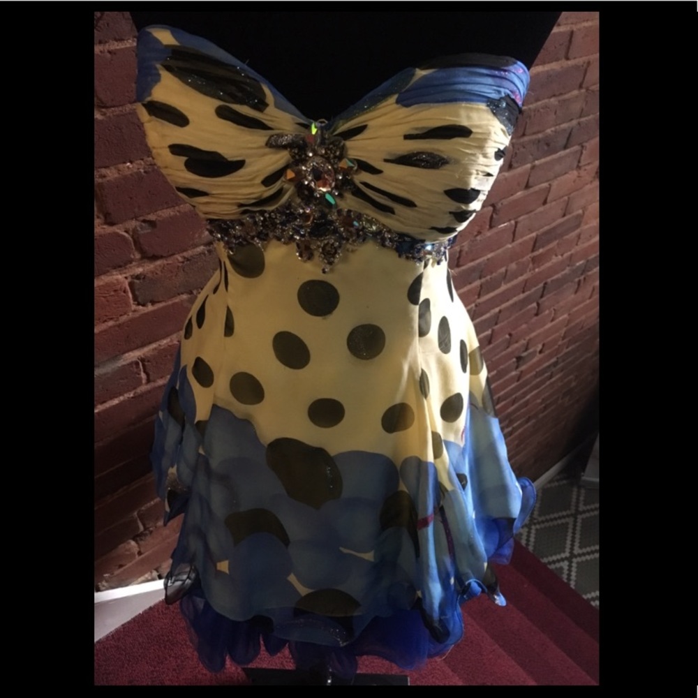 Blue Multi Dress